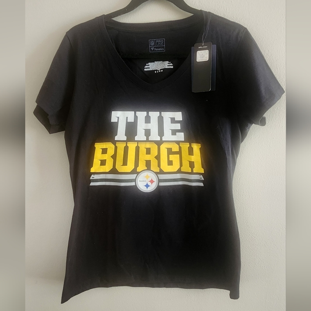 NWT Steelers 'The Burgh' T-Shirt and Bag Combo, Medium